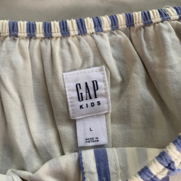 NWOT - Gap girls striped peasant top - Picture 3 of 4
